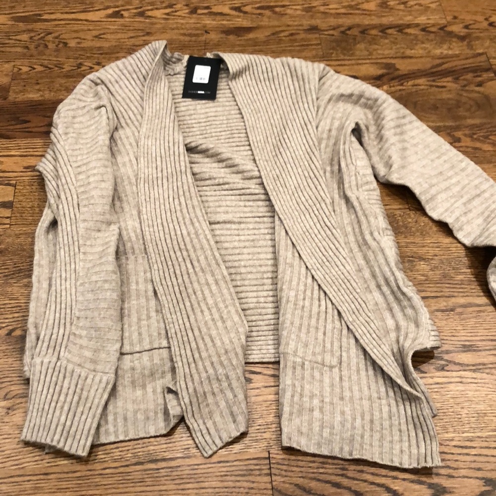 Tan cardigan